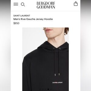 Mens Saint Laurent hoodie. Great condition!